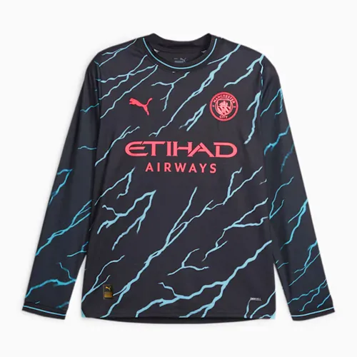 Troisieme maillot Manchester Cïty 2023-2024 - manches longues