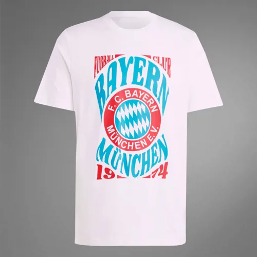 T-Shirt adidas Originals FC Bayern Munich - Blanc
