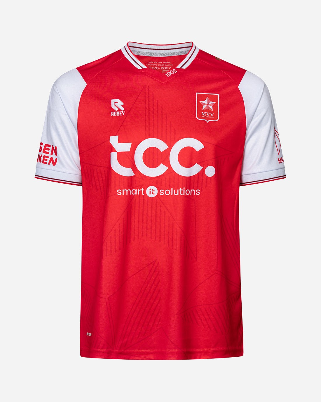 Voici les maillots du MVV Maastricht 2026-2027 de Robey