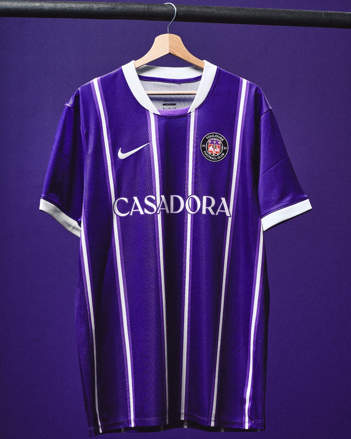 Maillots Toulouse FC 2026-2027 inspirés des maillots 1982-1983