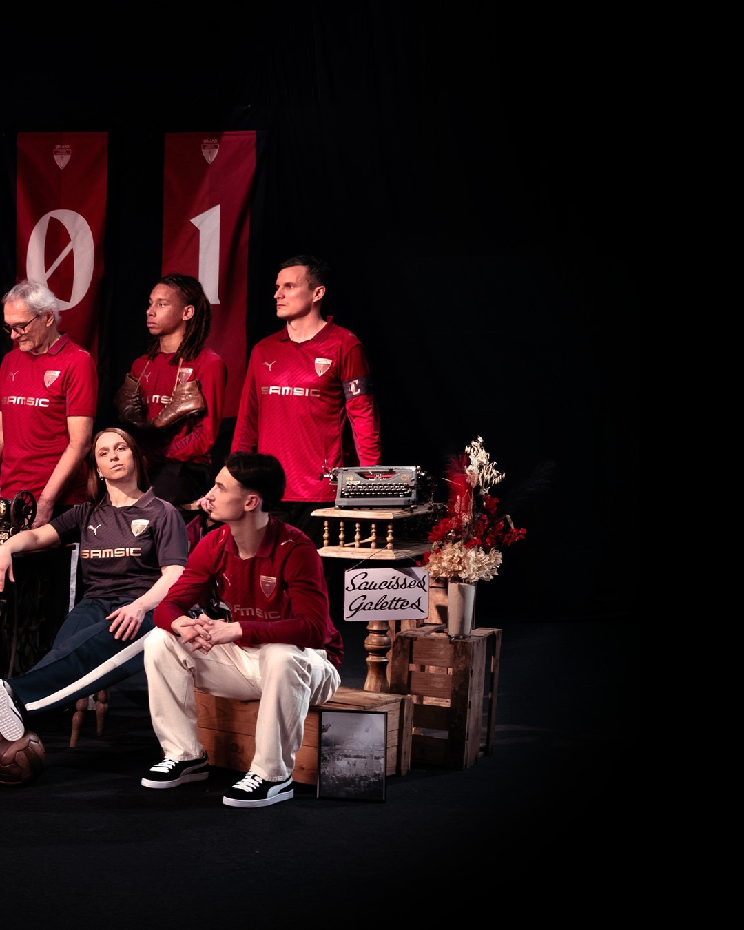 Maillot anniversaire Stade Rennes 125 ans