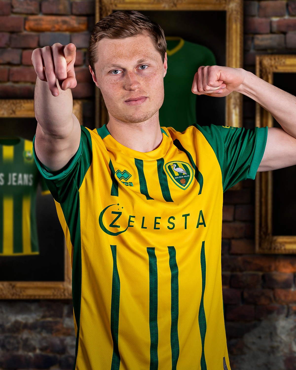 Maillot domicile ADO Den Haag 2026-2027 hommage a l'hymne du club