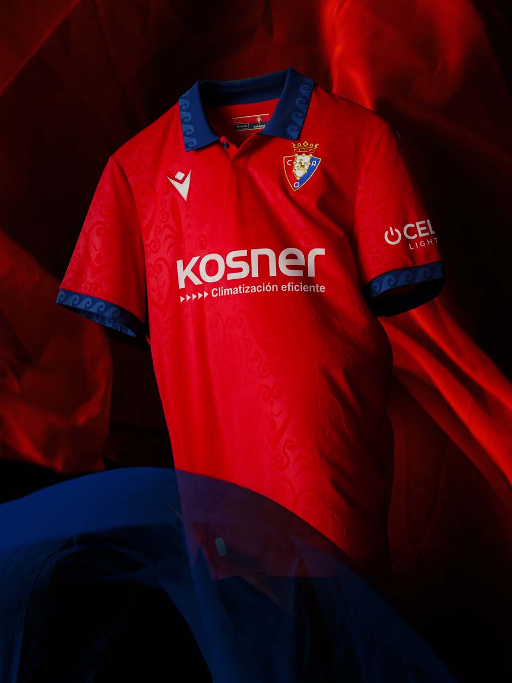 Maillots du CA Osasuna 2026-2027 signes Macron