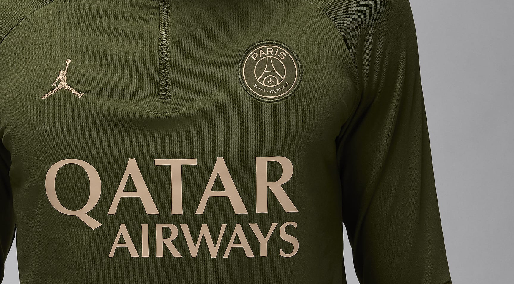 Legergroen Paris Saint Germain Trainingspak 2023 2024