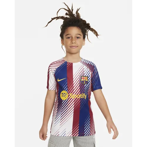 Maillot d'échauffement FC Barcelone 2023-2024 - enfant