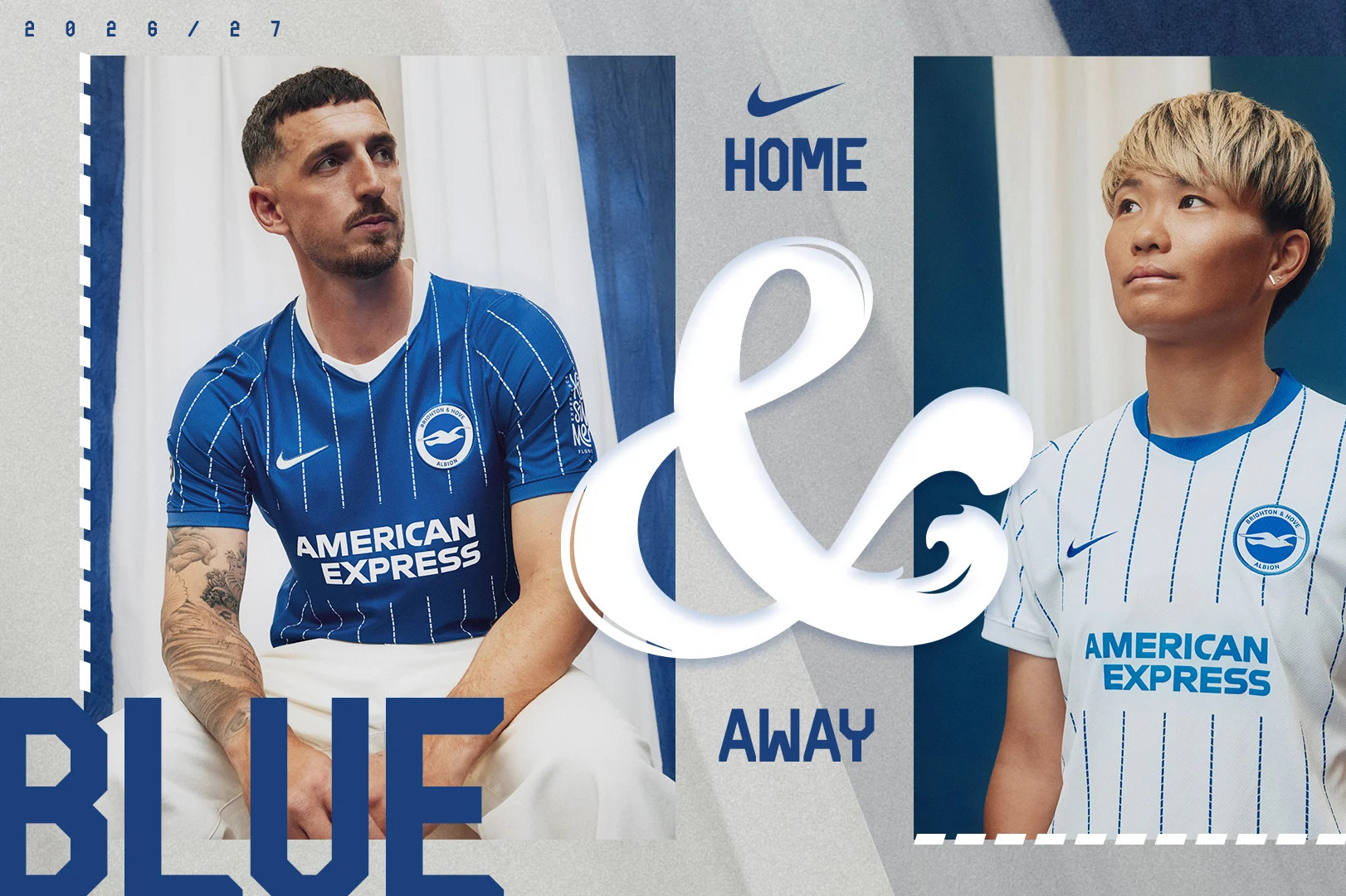Maillots Brighton & Hove Albion 2026-2027 inspirés des maillots de 1983
